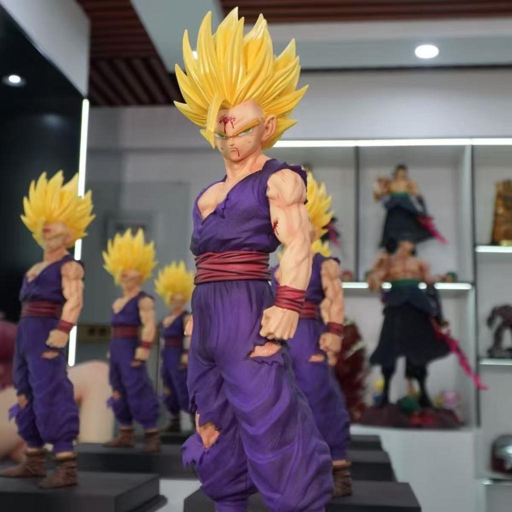 JT Statue Z Son gohan Figure gohan Super Saiyan PVC Action Figures 45cm/17.72inch Collection Mode Toys Gifts