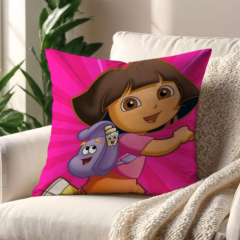 

D-Dora the E-Explorer cushion cover Decoration Room Shop Car Best Home Office Coffee Pillow Sofa Printing Nordic Simplicity Hit 24x24Inch