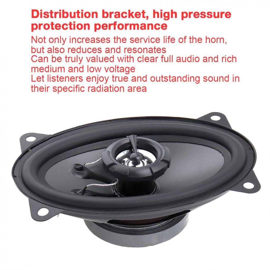 4*6 palcový 150W audio koaxiální reproduktor s plným rozsahem frekvence do auta, 2pásmový auto hudební stereo Hifi reproduktor