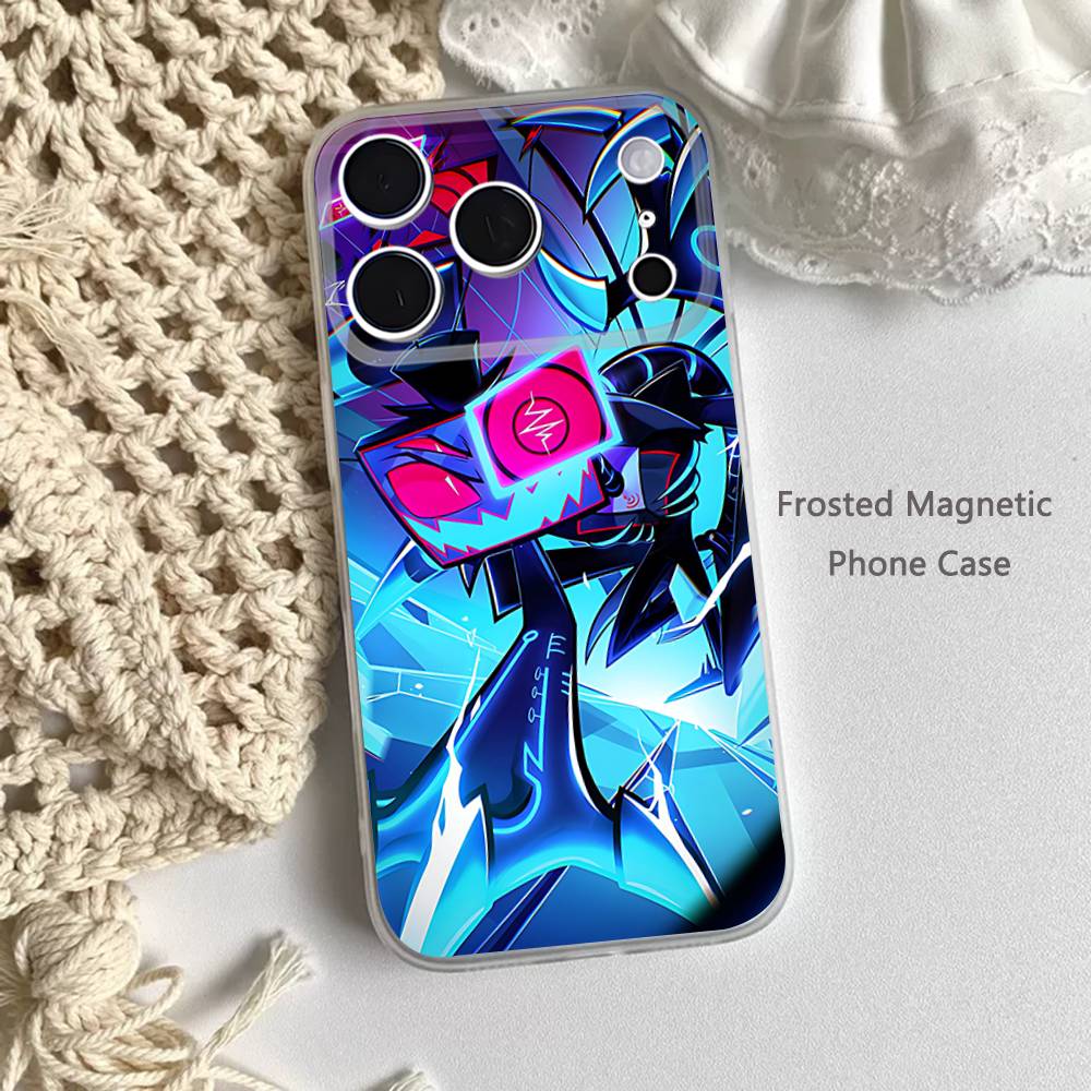 Trust Us VOX H-HazbinS Phone Case For iPhone 17,16,15,14,13,12,11 Pro,Max,Plus,Mini,Air,E Magnetic Frosted Clear