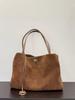B's Trendy Frosted Genuine Leather Shoulder & Crossbody Bag for Autumn/Winter