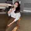 2026 French-Inspired Women's High-End Long-Sleeve White Shirt - Spring Collection