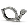 Abrazadera de Tres Clips Sanitaria de 1.5"-4", Acero Inoxidable SS304 Manga de Abrazadera de Trébol Accesorios de Conexiones de Anillo Sanitario.