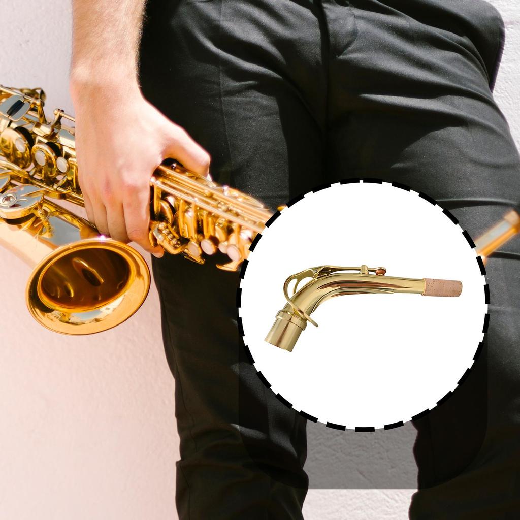 Sax Bend Neck Alto Saxophone Assembly Component Replacement Connector Comfortable