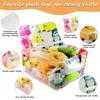 Stuffed Animal Bean Bag Storage With Clear Design Large Stuffed Animal Bean Bag Chair Cover Plush Toys Organizer Seat With