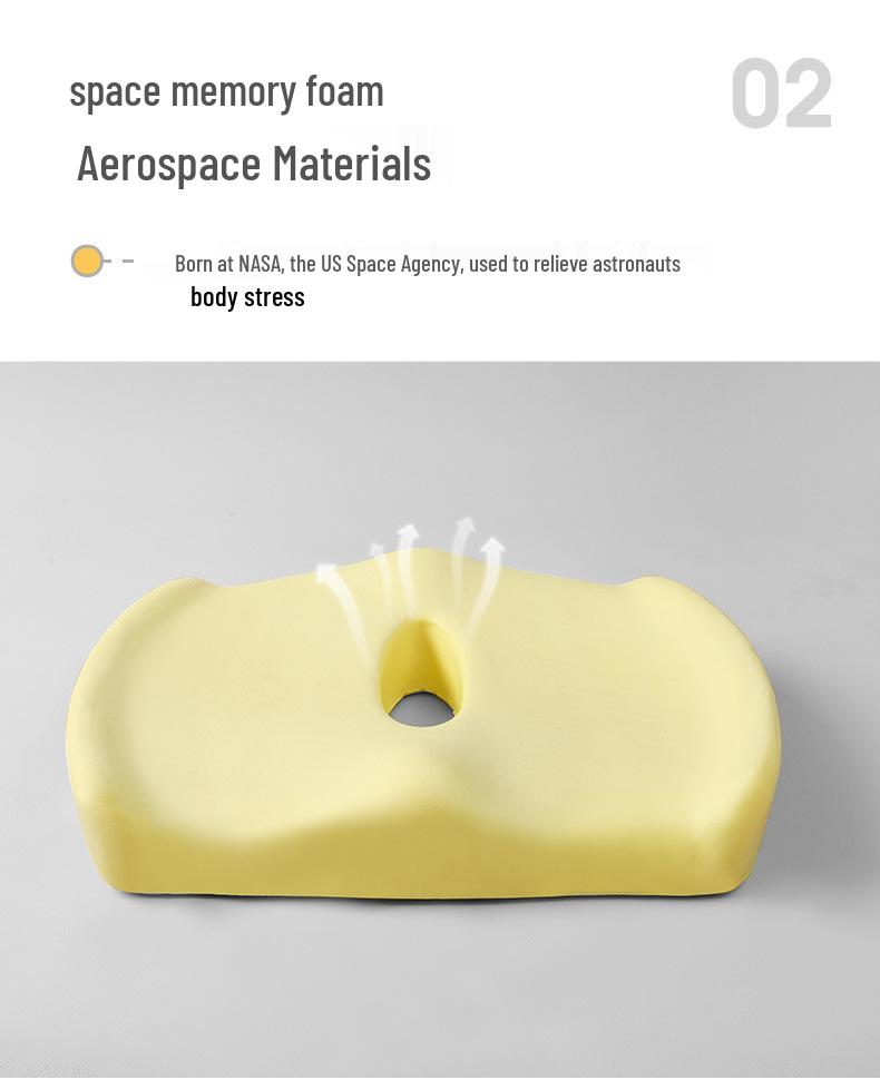 Ergonomisches Bürositzkissen mit Lendenwirbelstütze für Frauen - Lindert Gesäßschmerzen & Hämorrhoiden