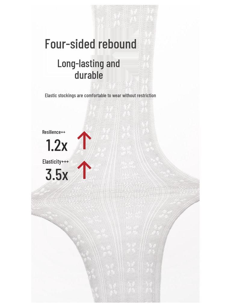 Girls' Ultra-Thin Mesh Breathable Baby Leggings with Bow