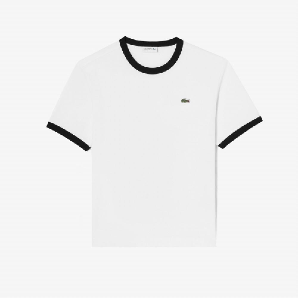 

Мужская футболка LACOSTE Ringer [белая]