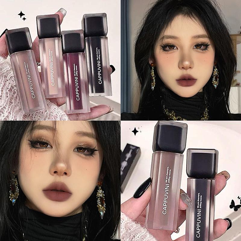 

Cappuvini Obsidian Star Moon Мягкая матовая глазурь для губ - Помада-блеск Темная серия