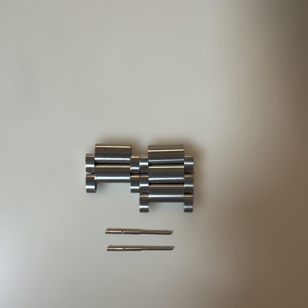 Used Hamilton PSR watch metal belt adjustment piece 2 pieces with pins