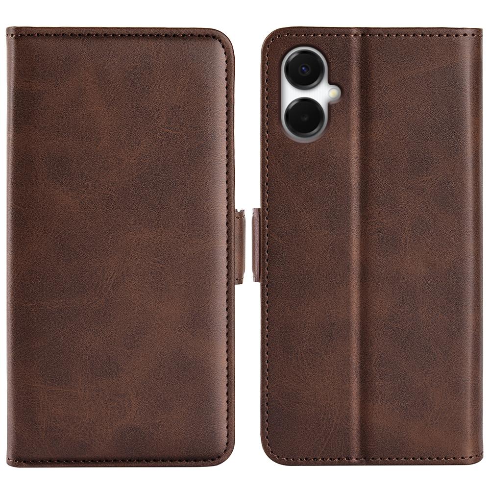 For Samsung Galaxy A06 5G Case Calf Texture Leather Wallet Phone Cover