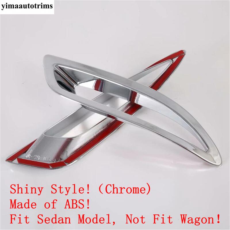 For Mazda 6 Sedan   Car Rear Tail Foglight Fog Lights Lamp Frame Decor Cover Trim ABS Chrome Accessories Exterior Kit