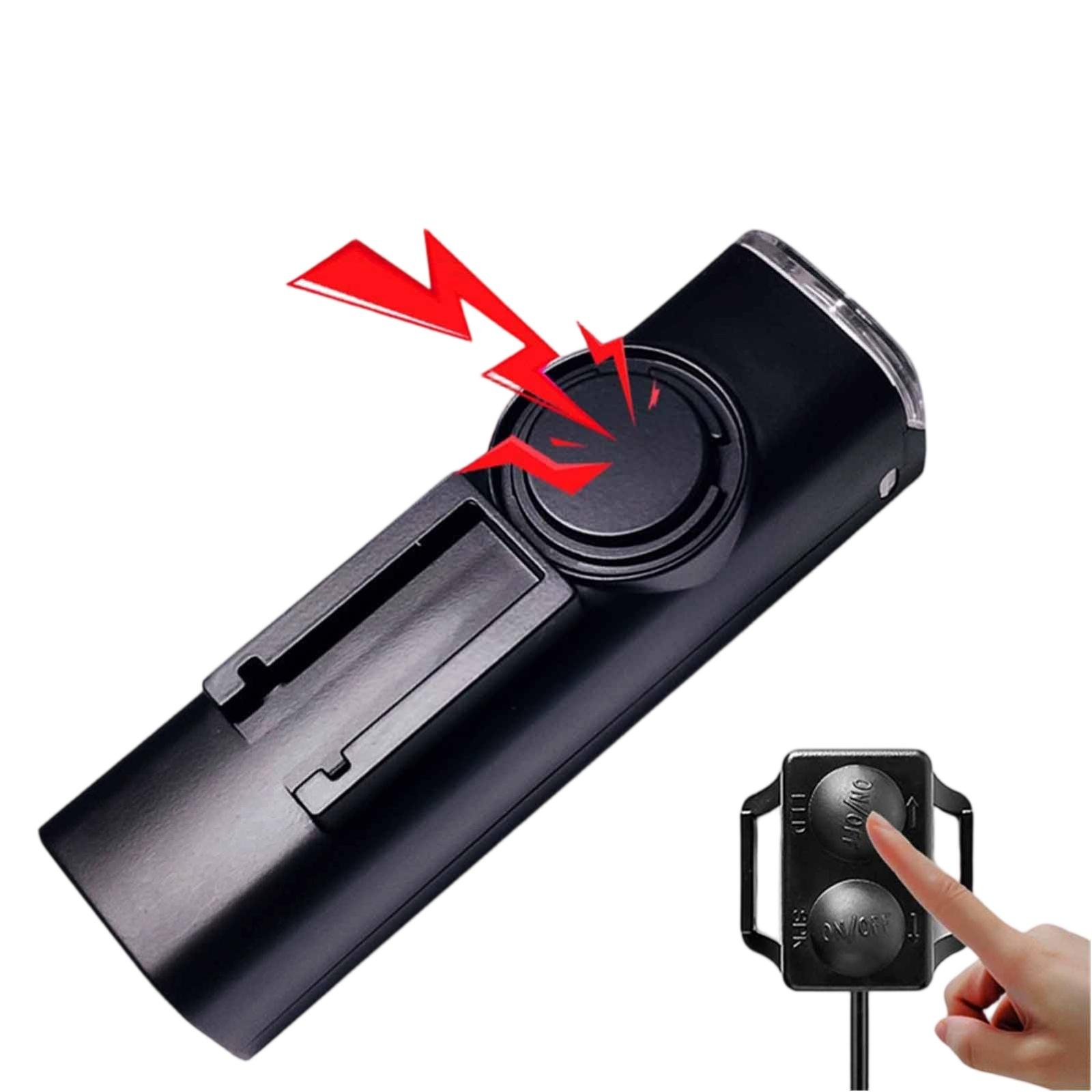 

LED Light with Horn – Strong Beam Rechargeable Headlight, Night Cycling Equipment for Road & Mountain Bike Riders One Size чёрный