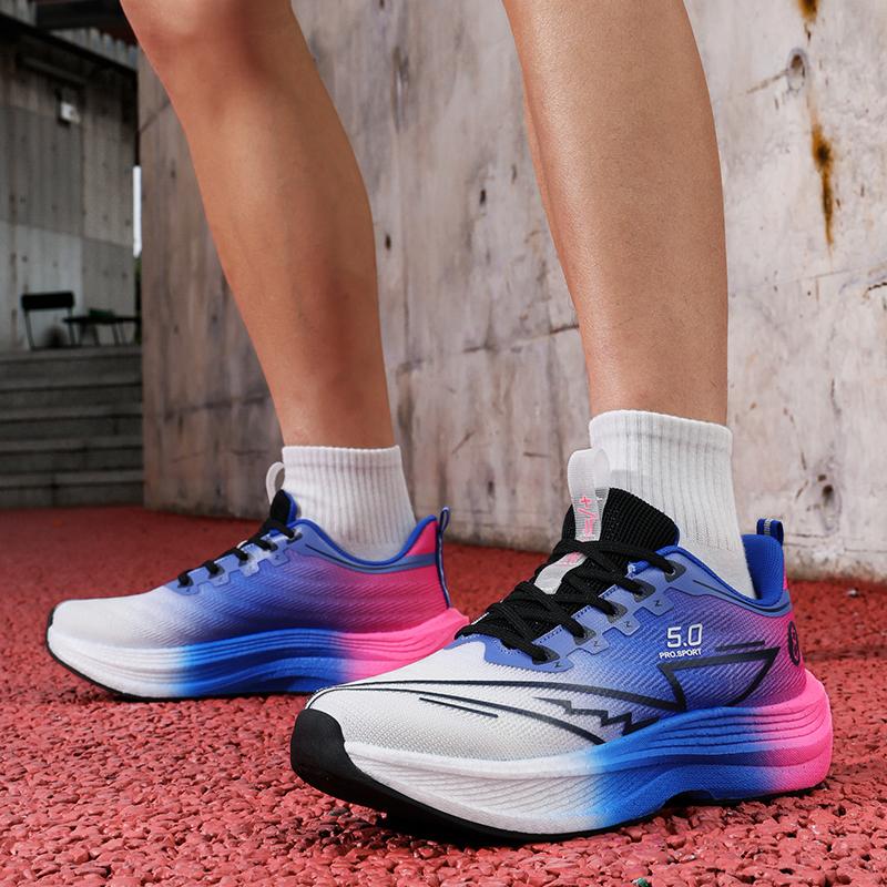 Men's Shoes Breathable All-match Mesh Shoes Sports Carbon plateShoes Men's All-match Wear-resistant Running Shoes for Men