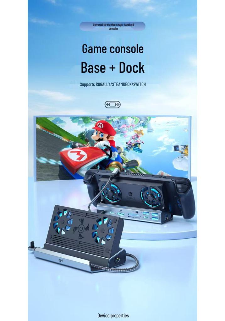 Switch2 TV Monitor Converter Dock for Steam Deck