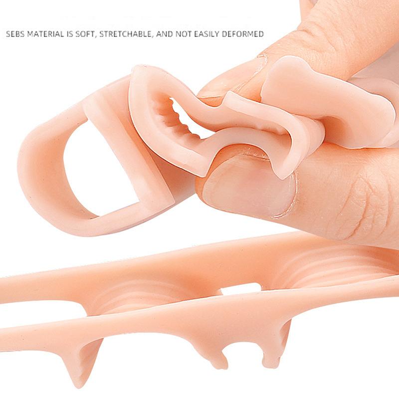1Pair Silicone Gel Thumb Corrector Bunion Foot Toe Hallux Valgus Protector Separator Finger Straightener Adjuster Foot Care Tool