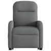 Vidaxl Lift and Tilt Recliner, Dark Grey, Fabric Upholstered