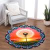 1pc home carpet dandelion design non slip office decor gift living room bedroom