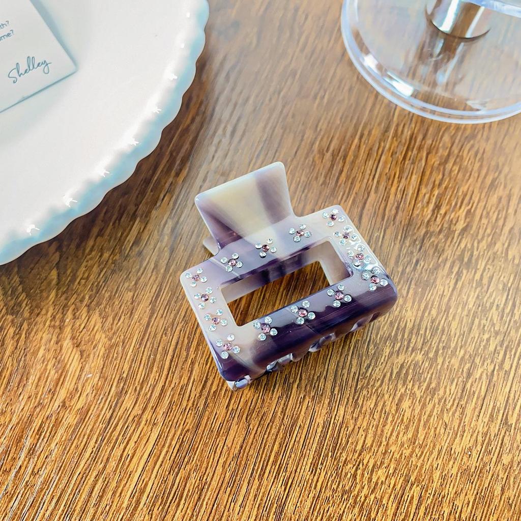 Bofeiya Rhinestone Acetate Claw Clip: High-End Luxury Hair Accessory for Updos