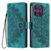 Floral Wallet Case for Motorola Moto G56 5G - Green