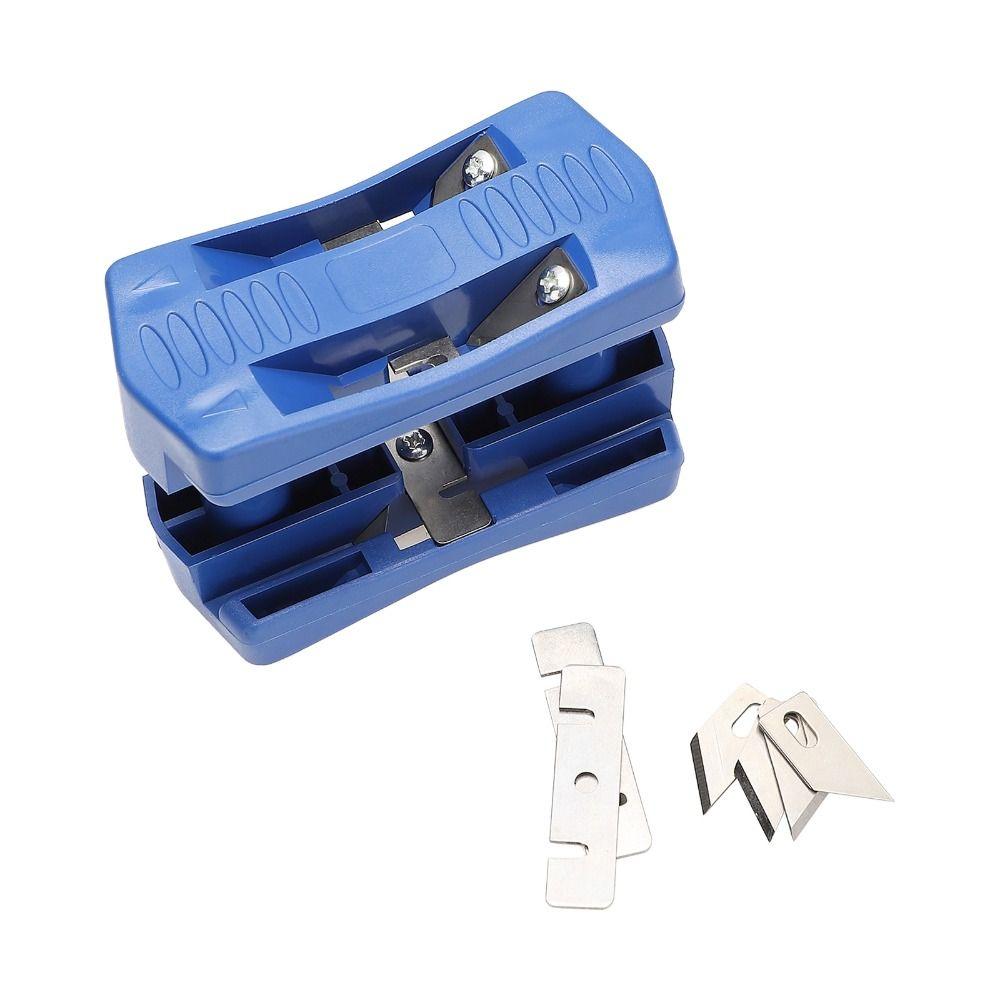 For PA6 Melamine Wood Edge Banding Trimmer 0.5mm Thickness 16-30mm Width Woodworking Tool Manual Operation Double Edge Trimming