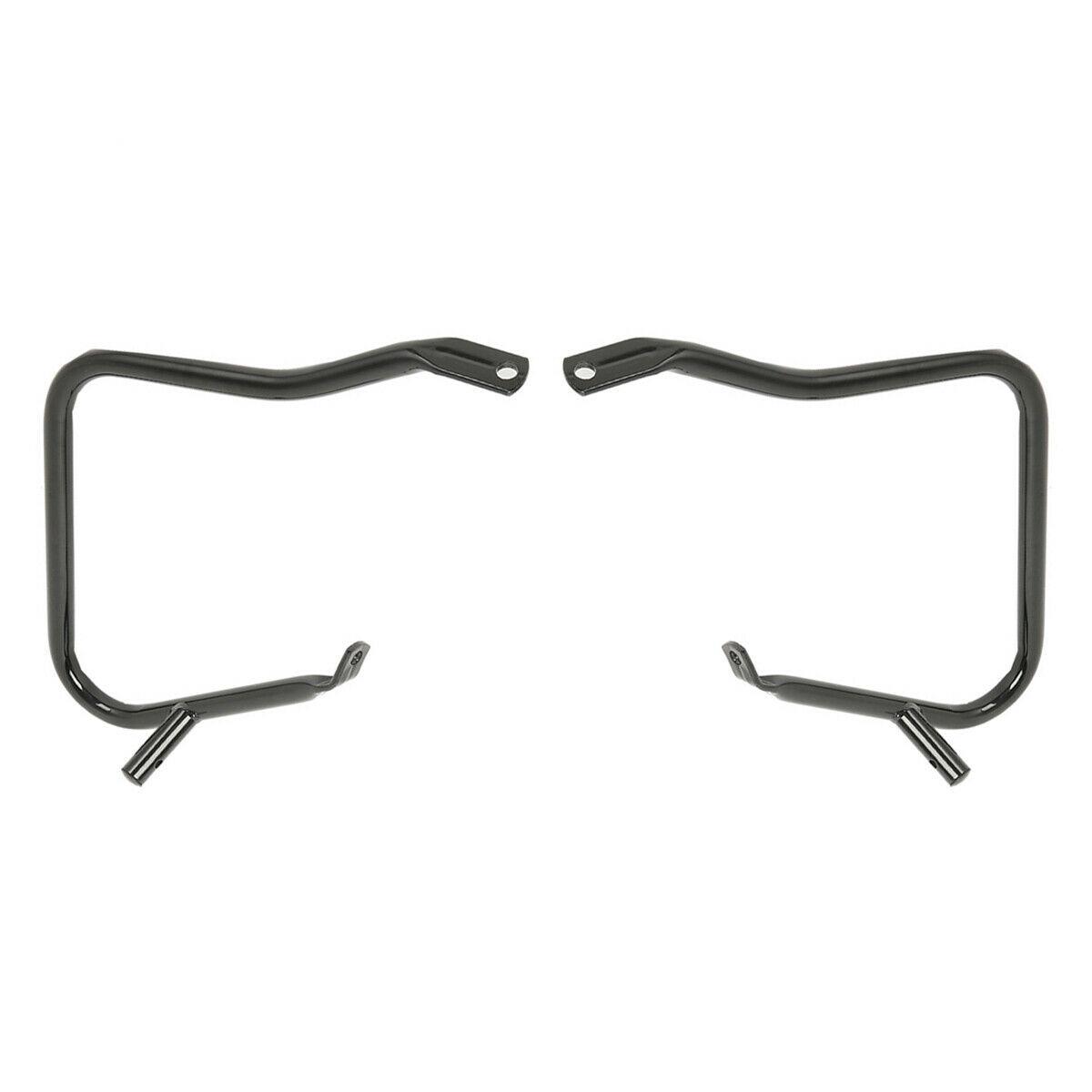 Motorcycle 7/8 Saddlebags Guard Crash Bars For Harley Road King Street Glide Road Glide 2014-2022 чёрный