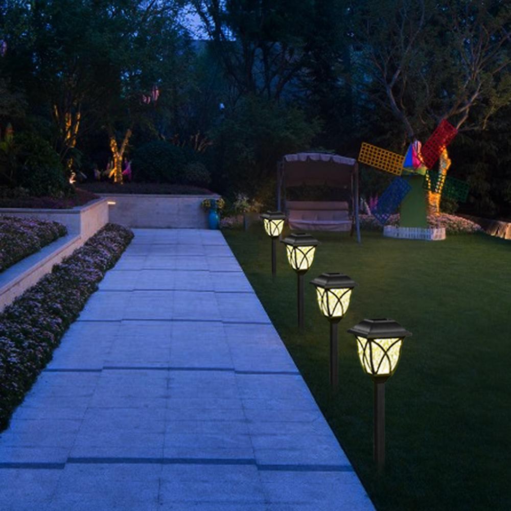 Solar Powered Lawn Light LEDs Lamp IP44 Protect Rate Outdoor Landscape Lighting for Patio