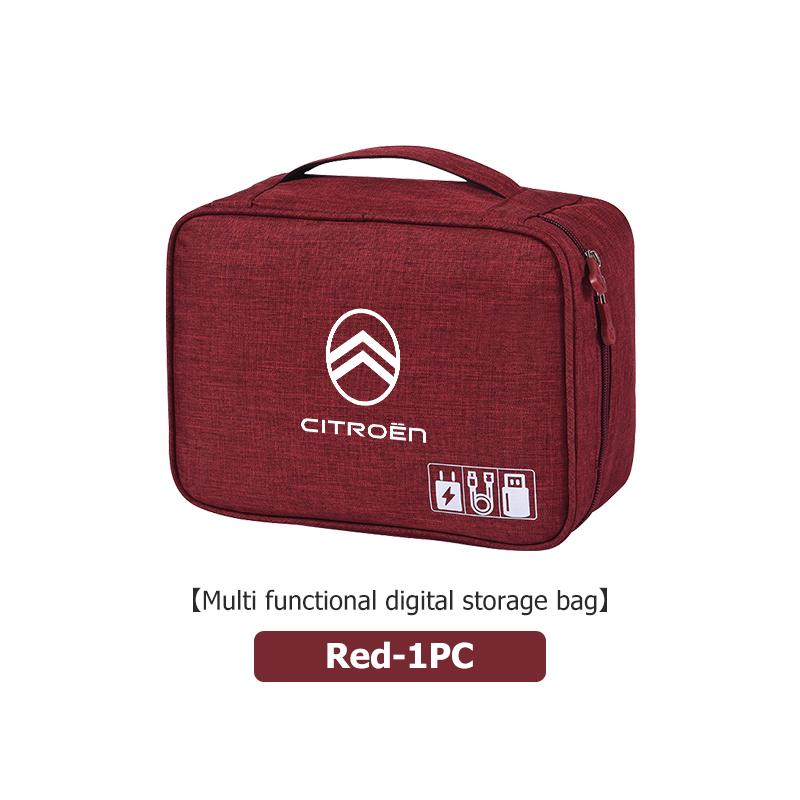 

Car Data Cable Storage Case USB Hard Drive Protection Bag For Citroen C4 C3 C5 C1 C2 C6 VTS C4L DS3 DS4 DS5 Grand Berlingo