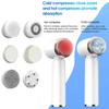 Portable 6-in-1 Silicone Electric Cleansing Brush Facial Pore Cleaning and Exfoliating Waterproof Sonic Cleansing Brush