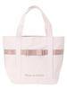 De Canvas Tote S Bag for Women 8A43F0J1000 Grayish Pink [Maison Fleur] Multi-pocket