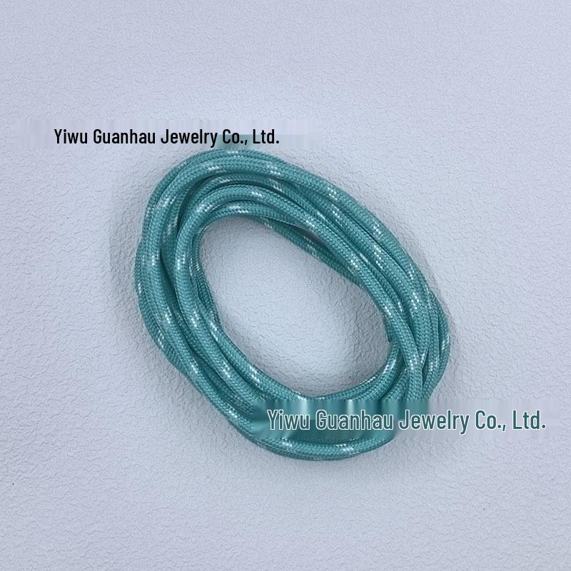 Colorful 5mm Core-Filled Polyester Rope for DIY Bracelets, Stylish Woven Bags, Lanyards, and Pendants