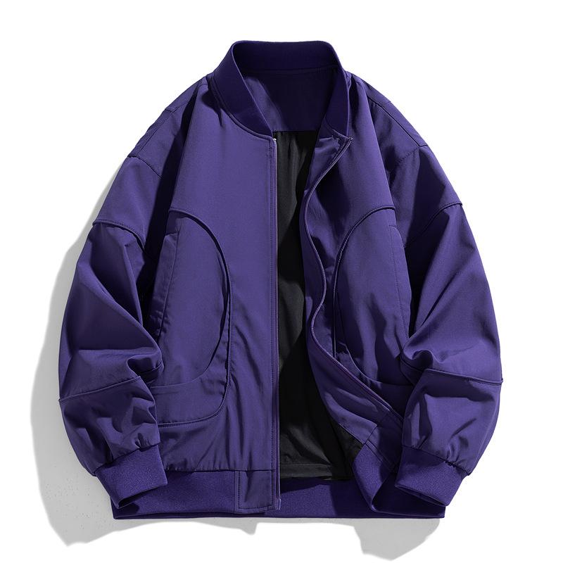 

Американская винтажная свободная куртка-бомбер для пары, новая повседневная универсальная куртка на весну и осень, мужская одежда 5XL