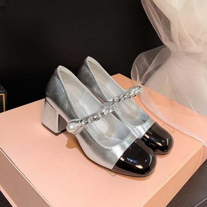 New Style Thick-soled Versatile High-heeled Women's Shoes