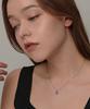 Loveenb [14K Gold] Turquoise Clover Necklace