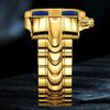 Luxury Gold Men's Quartz Watch Big Dial Chronograph Date Wristwatch Waterproof Business Casual Timepiece for Men