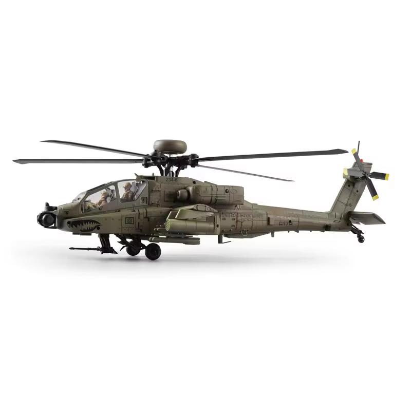 Modello Militare Elicottero RC ERA C170 Apache AH-64D 1/48 6CH Brushless Posizionamento Flusso Ottico Volo Rovesciato con un Tasto