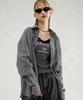 AVANDRESS Ol Overfit Check Shirt Black