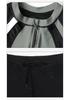 Plus Size Women's Jellyfish Pattern Two-Piece Wetsuit with Zipper: Long Sleeve Surfing Suit for Snorkeling, Hot Springs, and Beach Swimming