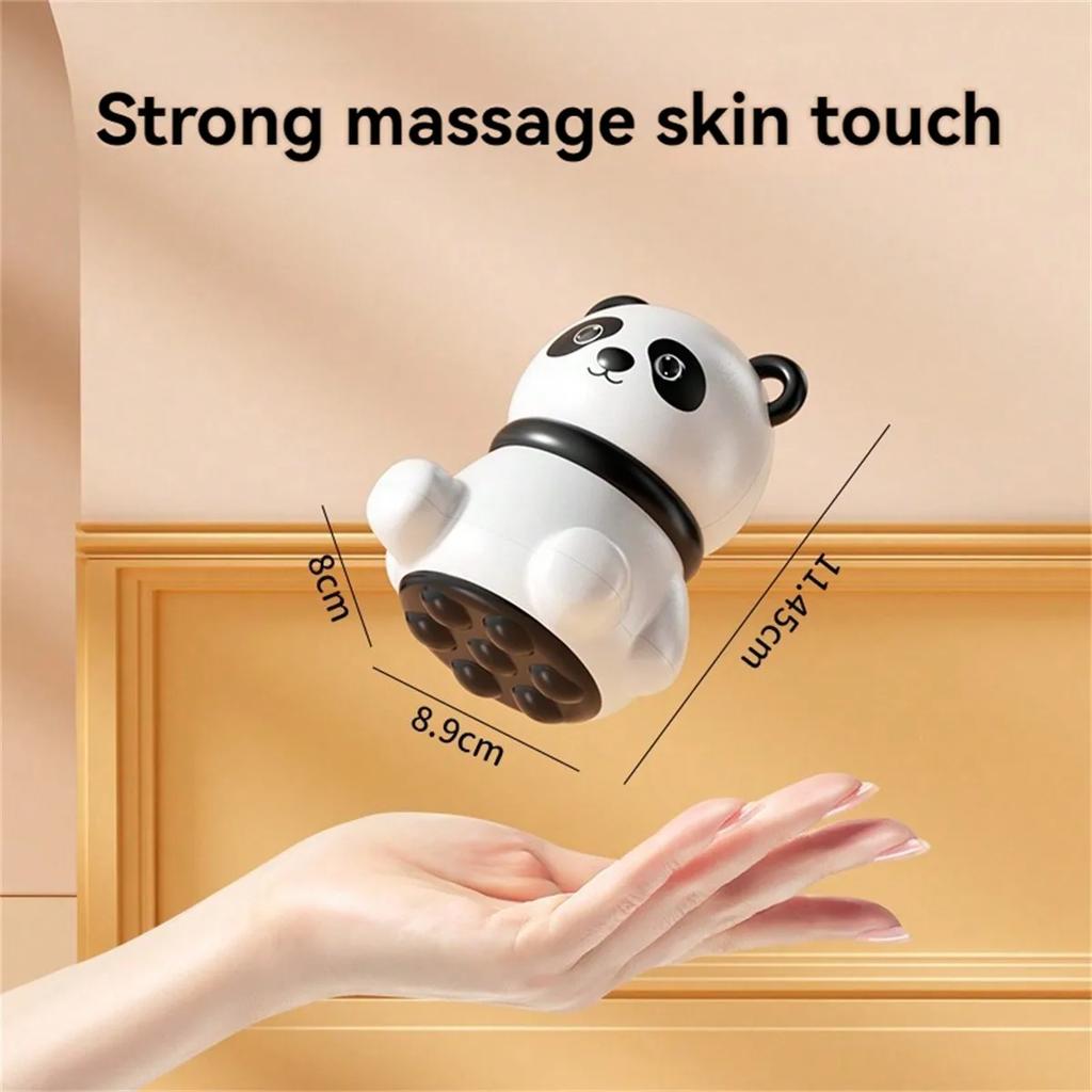 Panda Massager Fascia Gun Head Cervical Cartoon Decompression Mini Vibration Massage Instrument