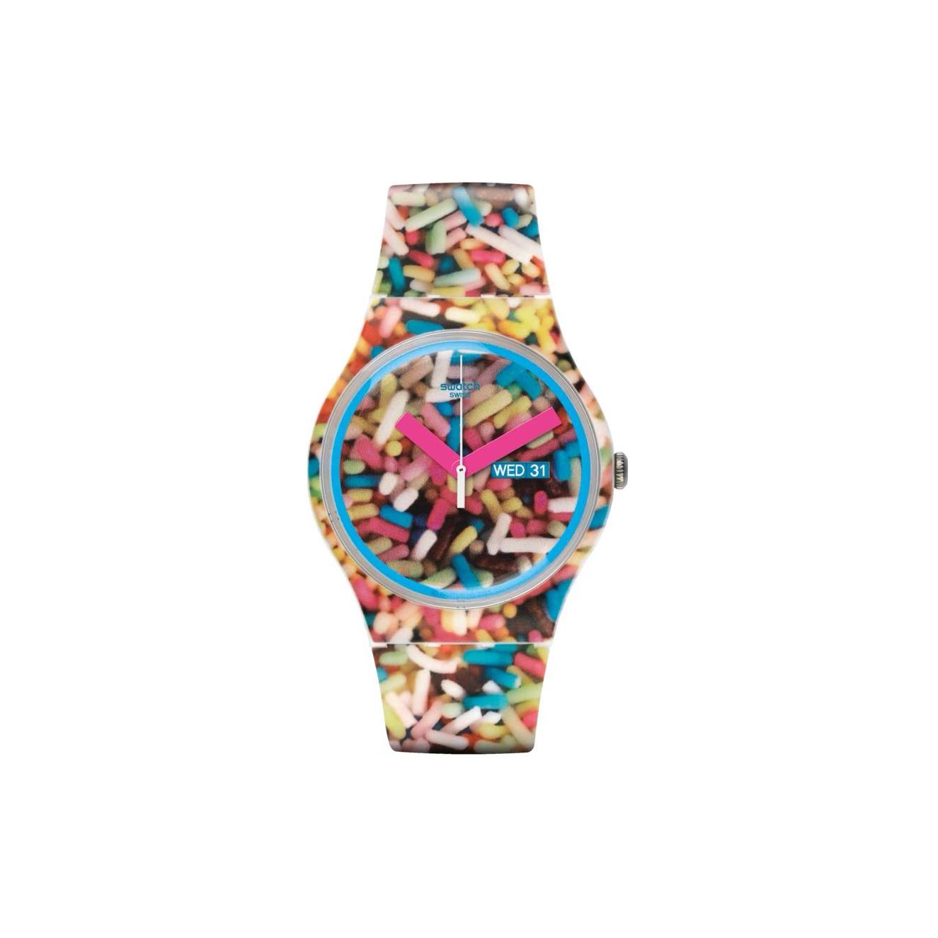 SWATCH Unisex Watch SUOW705 SUOW705 Multicolor Watch Dial