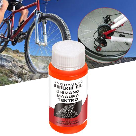 60ml Bicycle Brake Mineral Oil System Fluid Cycling Mountain Bike Accessory
