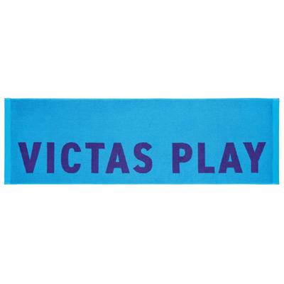 VICTAS Table Tennis Bycolor Text Logo Sports Turquoise W110 X 692201 Towel, (5100), H34cm,