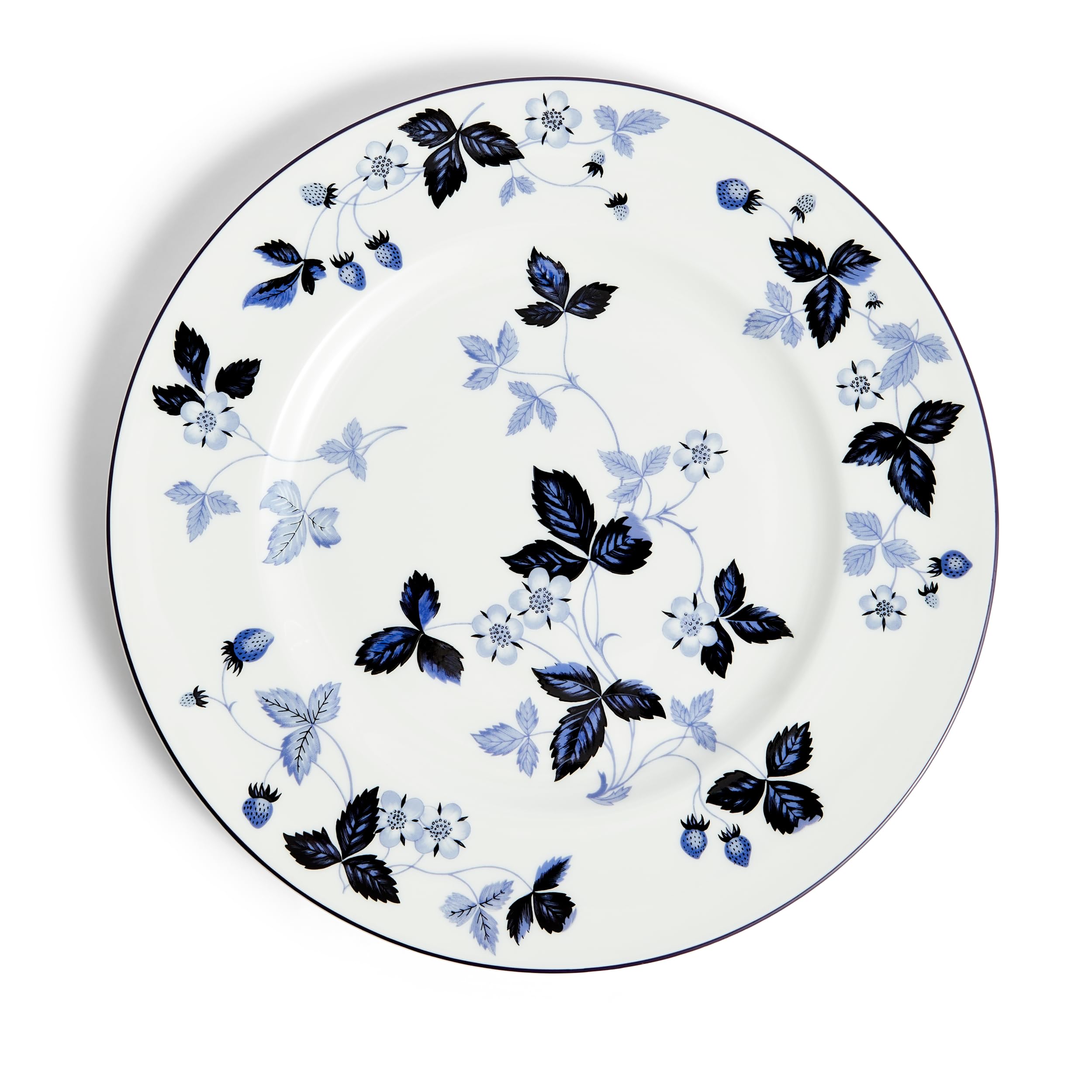 

[Officially Imported] Wedgwood Strawberry Ink Blue Plate, 27cm, Wedding Gift, 1072180