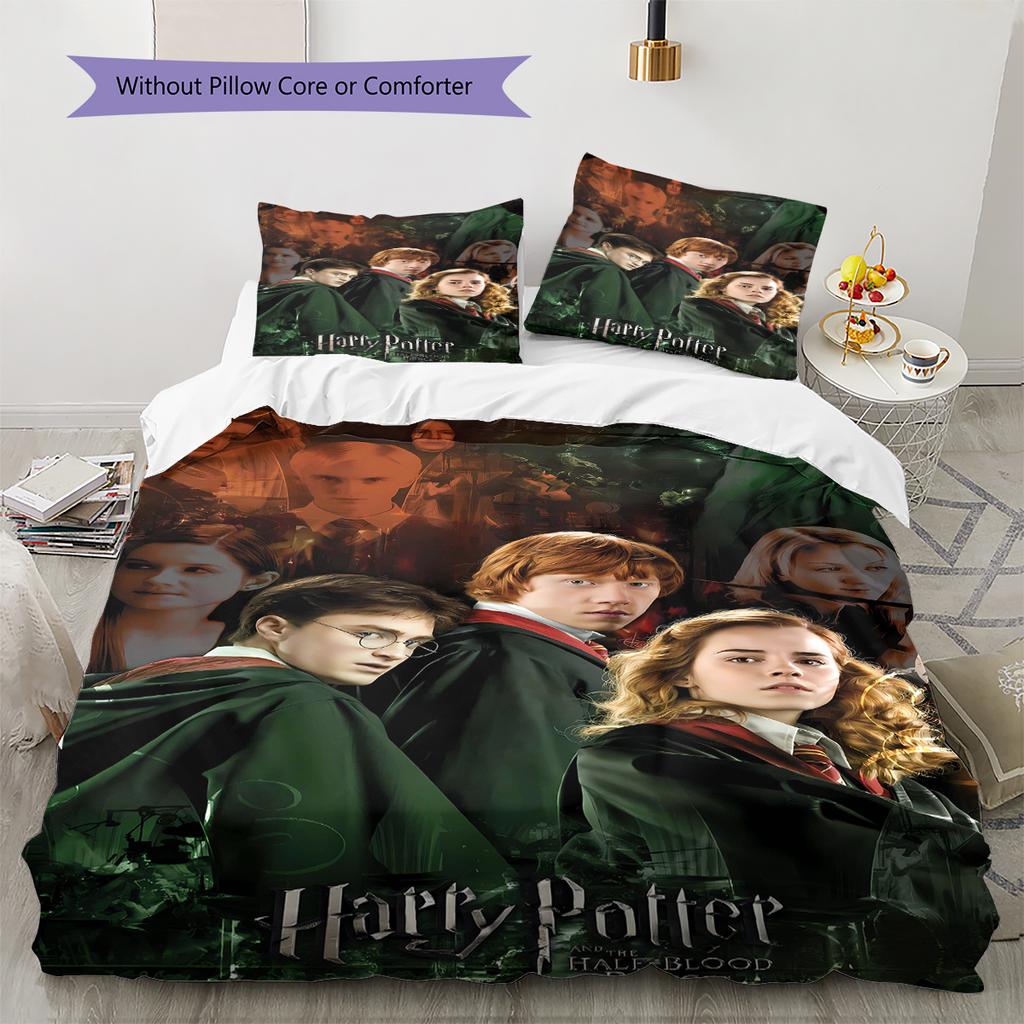 Steel L-plate Pattern Bedding Quilt Set Quilt Cover Pillowcase Home Decoration Gift (1 * duvet cover + 2 * pillowcase, without core)