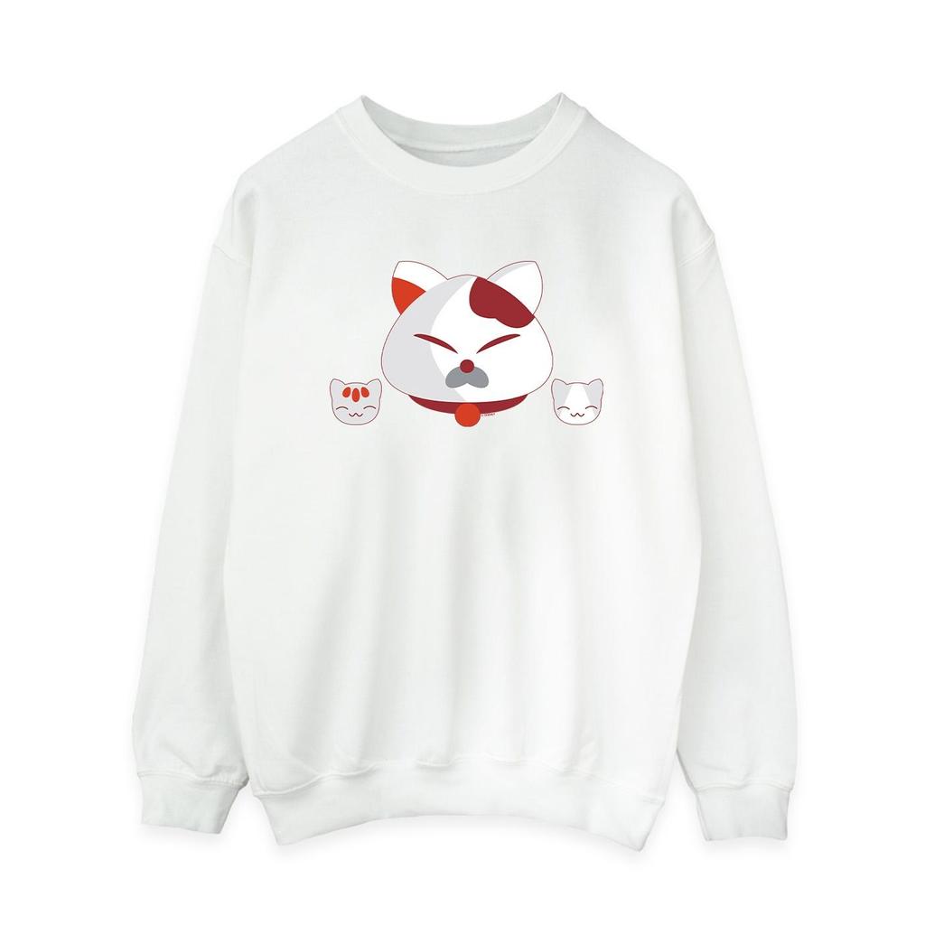 Disney Womens/Ladies Big Hero 6 Baymax Kitten Heads Sweatshirt