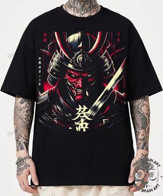 New Japanese Samurai Graphic 3d Print Tshirt Unisex Unisex Fashion Casual Oversized Short Sleeve Tops Tees Unisexs Clothing Camisa Y2k