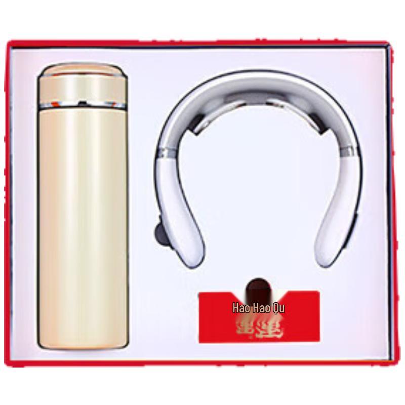 Misida Pulse Neck Massager and Thermos Cup Set