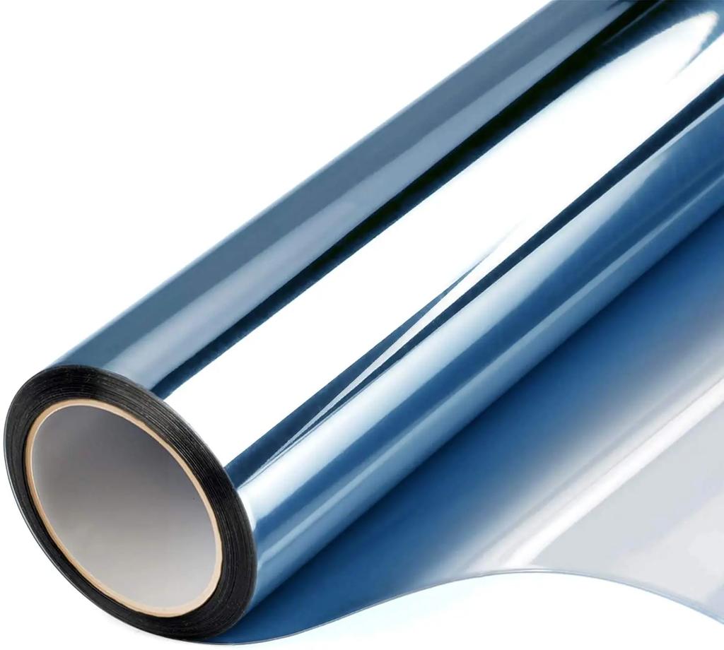 2/3/5 Meter One Way Mirror Window Film UV Blocking Glass Vinyl Heat Control Adhesive Film for Home Reflective Window Tint