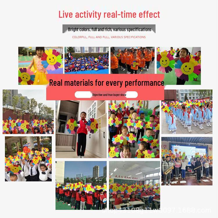 

Ручные подсолнухи, реквизит для танца для спортивного праздника и церемонии открытия в детском саду