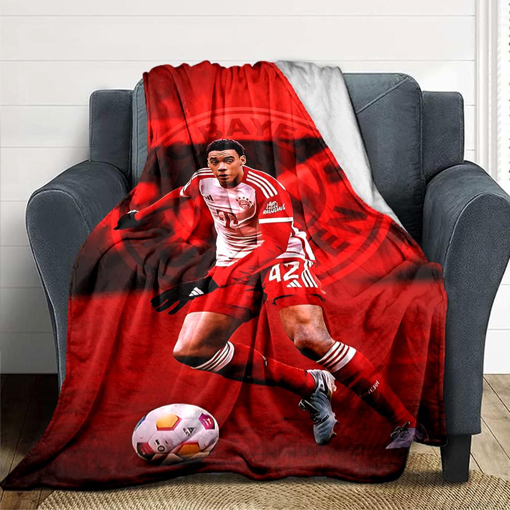Coperte con Maglia del Bayern Monaco in Flanella Stampata Traspirante Calda per Casa Ufficio Copriletti 0708a121